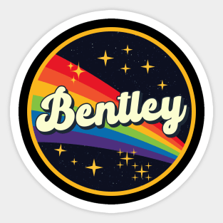 Bentley // Rainbow In Space Vintage Style Sticker